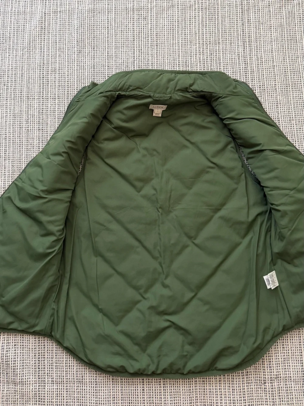J.Crew Sussex quilted puffer vest